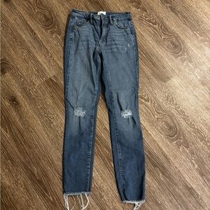 Universal Threads distressed skinny stretchy jeans. Size 2
